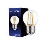 Noxion Lucent Lustre LED E27 Kogel Filament Helder 2.5W 250lm - 827 Zeer Warm Wit - Vervangt 25W