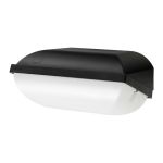  Philips LED Beveiliging Coreline BWC110 Zwart 9W 900lm - 830 Warm Wit | 242x110mm - IP54 