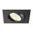 SLV New Tria Usiversal 68 Plafondlamp Aluminium Zwart Vierkant 8.6W 600lm 60D - 925-930-940 CCT | Zaagmaat 68mm - Beste Kleurweergave - Dimbaar 