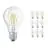 Voordeelpak 10x Ledvance CLASSIC LED E27 Peer Filament Helder 4W 470lm - 840 Koel Wit | Vervangt 40W